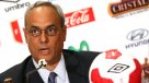 Ex presidente del fútbol peruano hizo amenazante gesto a Burzaco mientras declaraba