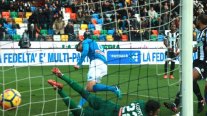 Napoli mantuvo el liderato en Italia con victoria sobre Udinese