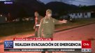 Equipo de prensa transmitió nueva evacuación en Chaitén