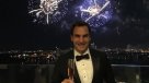 Roger Federer recibió el 2018 en Australia