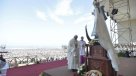 La primera misa masiva del papa en Perú