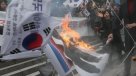 La protesta en Corea del Sur contra Kim Jong-un