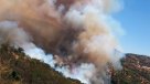 Incendios forestales afectan la Región de Valparaíso
