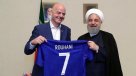 La visita del presidente de la FIFA a Irán