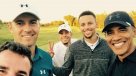 Stephen Curry quiso mostrar su talento en el golf y dejó la escoba