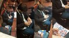 Asesores de congresistas brasileños intercambiaron láminas del Mundial en plena asamblea