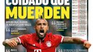 Arturo Vidal protagonizó la portada de Diario Marca: Cuidado que muerden