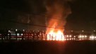 Incendio de vehículo en Ruta 68 genera gran congestión en dirección a Santiago