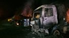 La quema de maquinaria en La Araucanía