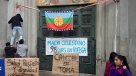 Comuneros mapuche se tomaron la Catedral de Concepción en apoyo a Celestino Córdova