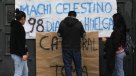 Manifestantes se tomaron Catedral de Concepción en apoyo a huelga de Celestino Córdova