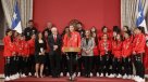 Autoridades homenajearon en La Moneda a la Roja femenina por su clasificación al Mundial
