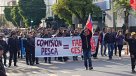Trabajadores de la pesca industrial marchan en Concepción