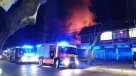 Bomberos controló incendio que afectó a tres locales comerciales en Quilpué