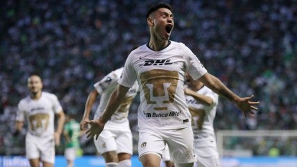 El gol de Felipe Mora en la igualdad de Pumas y Puebla