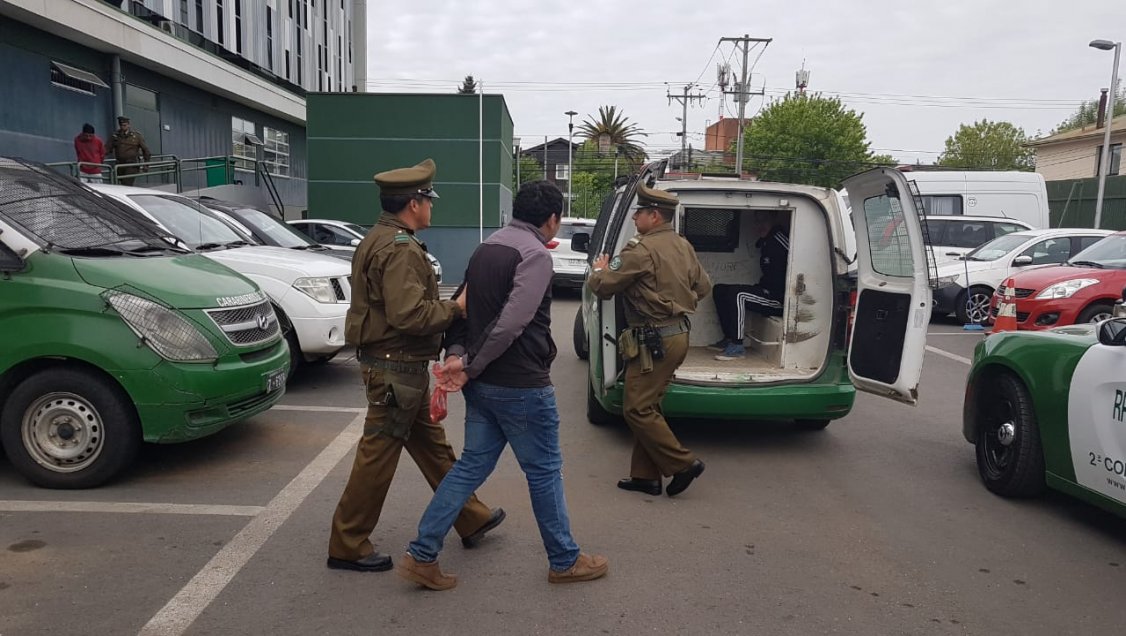 Carabineros detuvo a dos hombres por robo a empresa de Chillán