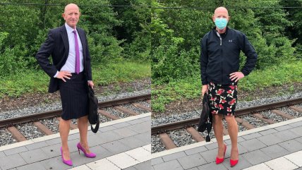   Hombre incorpora faldas y tacones en sus look diarios para evitar estereotipos de género 