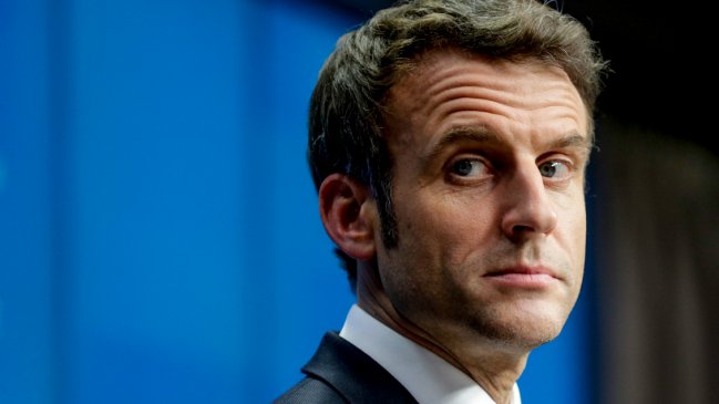  Macron anunció que va por la reelección  