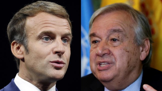   Boric conversó con Macron y Guterres 