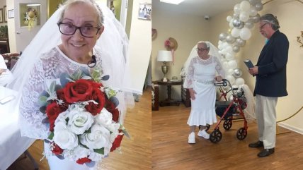   “Lo que siempre he querido”: Anciana soñaba con tener una boda y se casó consigo misma 