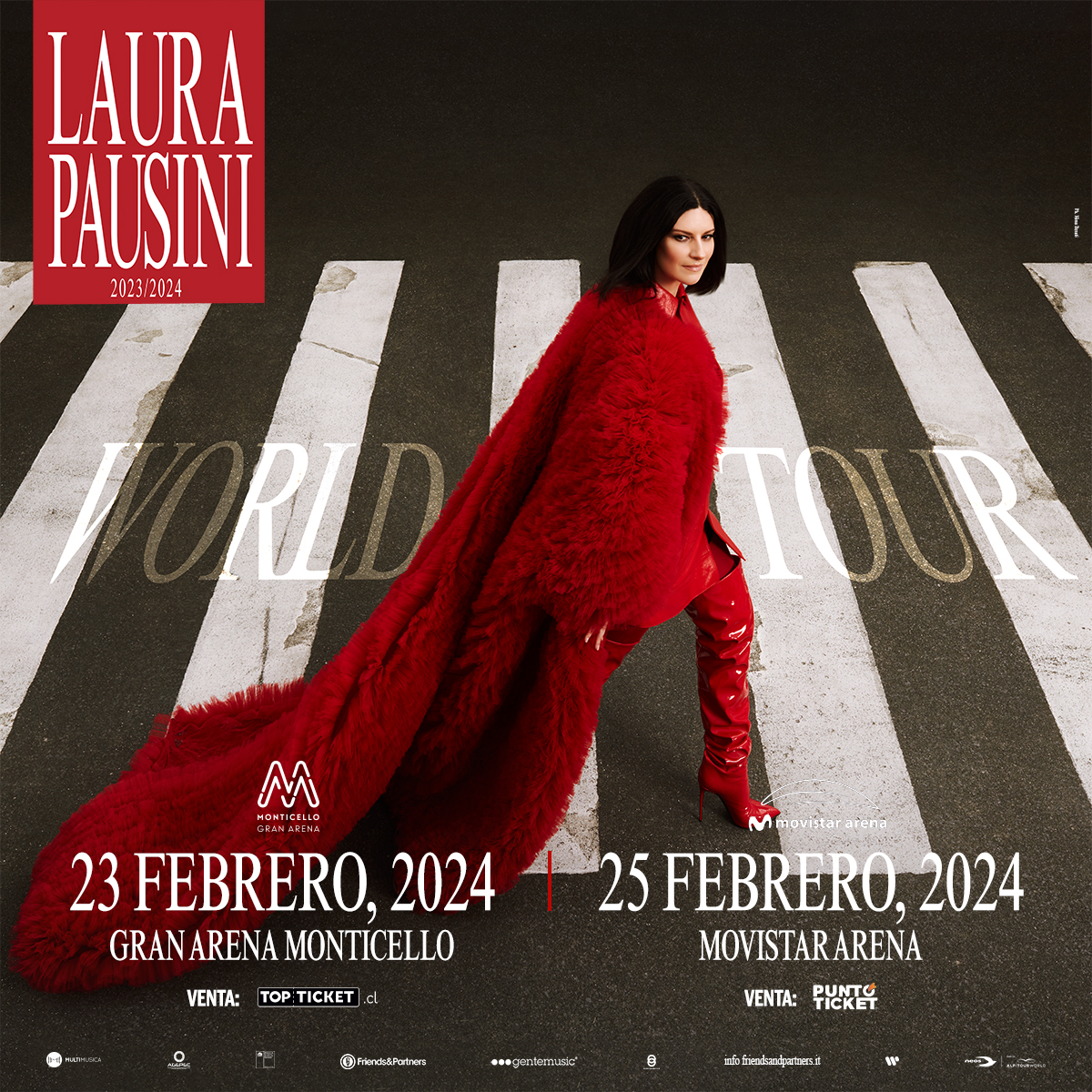 Laura Pausini viene a Chile