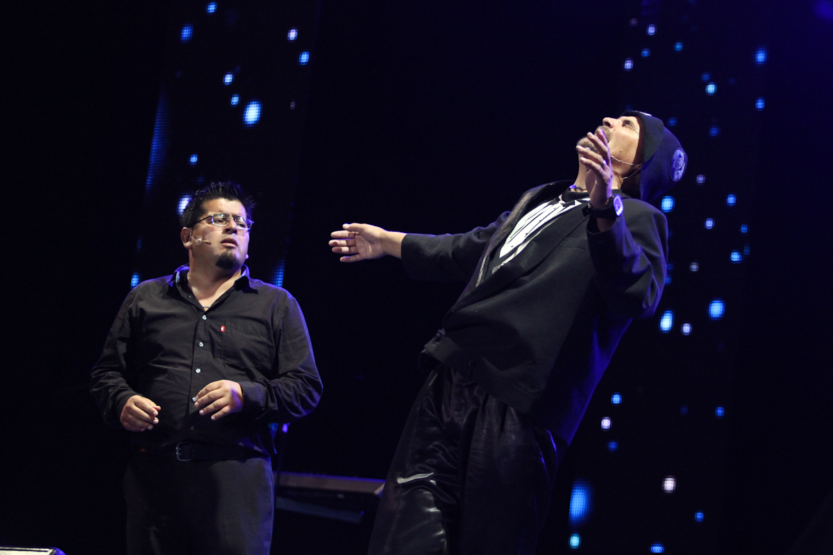 Paul Vásquez y Mauricio Medina en el Festival de Antofagasta 2012