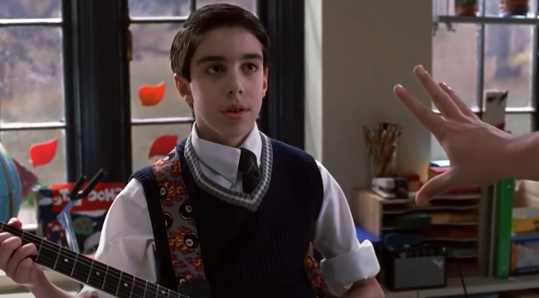 Joey Gaydos Jr. como Zack en "Escuela de Rock