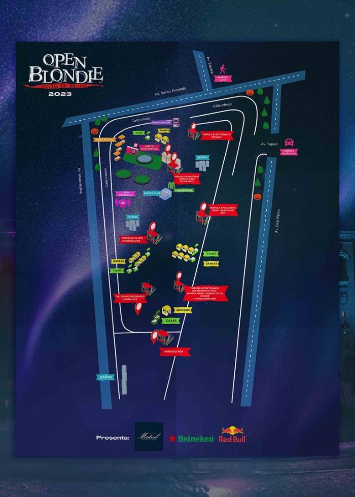 mapa de open blondie 2023 en club hipico