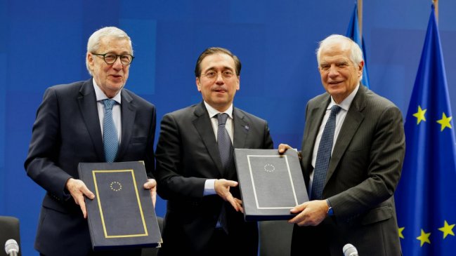  Chile y la UE firmaron acuerdo para modernizar la relación bilateral  