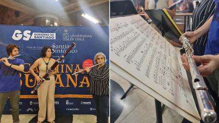  Metro recibió a la Sinfónica Nacional en el inicio de presentaciones artísticas en Santiago  