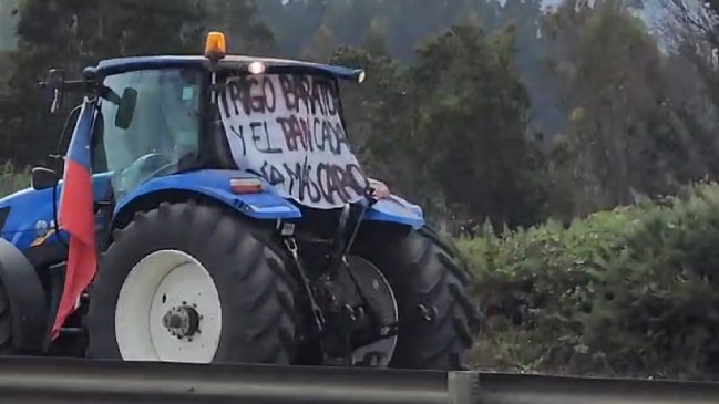   Agricultores de La Araucanía protestaron por 