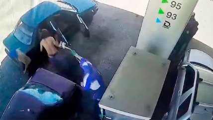   Trabajador repelió asalto rociando bencina a los delincuentes 