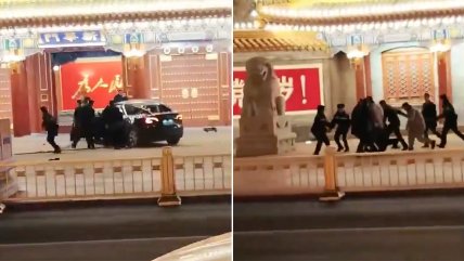   Hombre intentó ingresar en auto al Palacio Imperial de China 