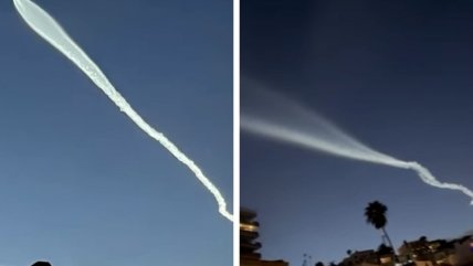   Falcon 9 de SpaceX iluminó evocadoramente el cielo de México 