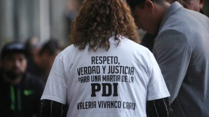   Familia de Valeria Vivanco se manifestó durante formalización del exjefe de la PDI 