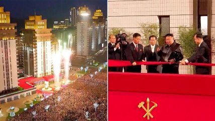   La increíble puesta en escena de Kim Jong-un para inaugurar departamentos 