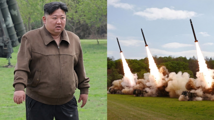  Kim Jong-un supervisó un simulacro de 