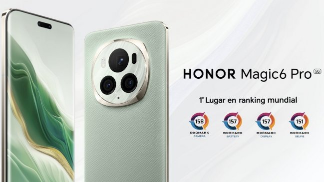   Ya está en Chile HONOR Magic6 Pro, el smartphone con las mejores cámaras del mundo 