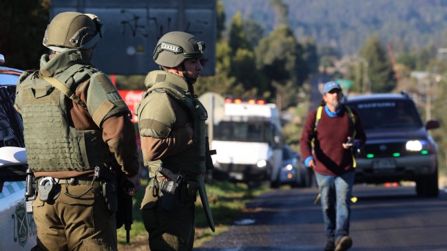  Crimen de carabineros en Cañete: Parlamentarios piden Estado de Sitio  