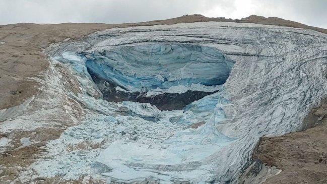 Desprendimiento de glaciar dejó al menos seis muertos y 15 desaparecidos en Italia