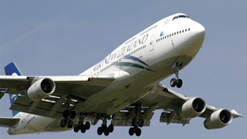Avión comercial de Nueva Zelanda realizó prueba con revolucionario biocombustible