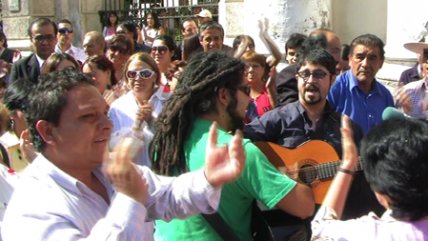 El último adiós de los santiaguinos a 