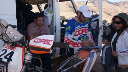   Francisco López se dijo que el nivel de los pilotos chilenos mejoró en el Rally de Atacama 