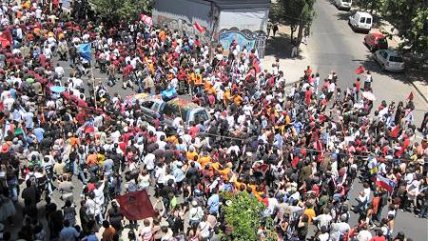   El masivo último adiós a Víctor Jara 