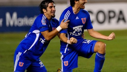   Rafael Olarra anotó de cabeza el segundo de U. de Chile ante Flamengo 