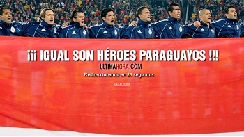 Medios paraguayos alabaron la participación de su selección a pesar de la derrota ante España