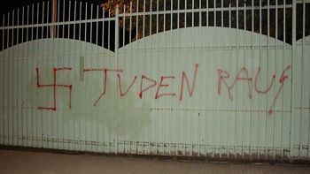   Comunidad Judía denunció rayados antisemitas en el Instituto Hebreo 