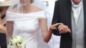  Charlene Wittstock deslumbró en su boda religiosa con Alberto II de Mónaco 