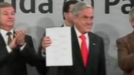 Piñera presentó Acuerdo de Vida en Pareja destacando a la familia como 