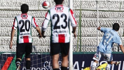 Boris Sagredo abrió la cuenta en el duelo entre O'Higgins y Palestino en el Estadio La Cisterna